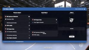 Turnierbaum des Pokals